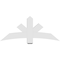 Ekena Millwork Alberta Architectural Grade PVC Gable Bracket, 60"W x 25"H x 4"D x 6"F, 10/12 Pitch GBP060X25X0406ALB00 - alternate 5